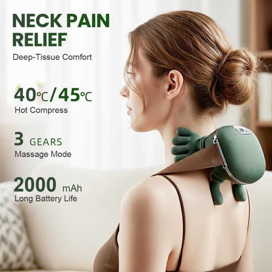 Hand-shaped,trapezius,massager