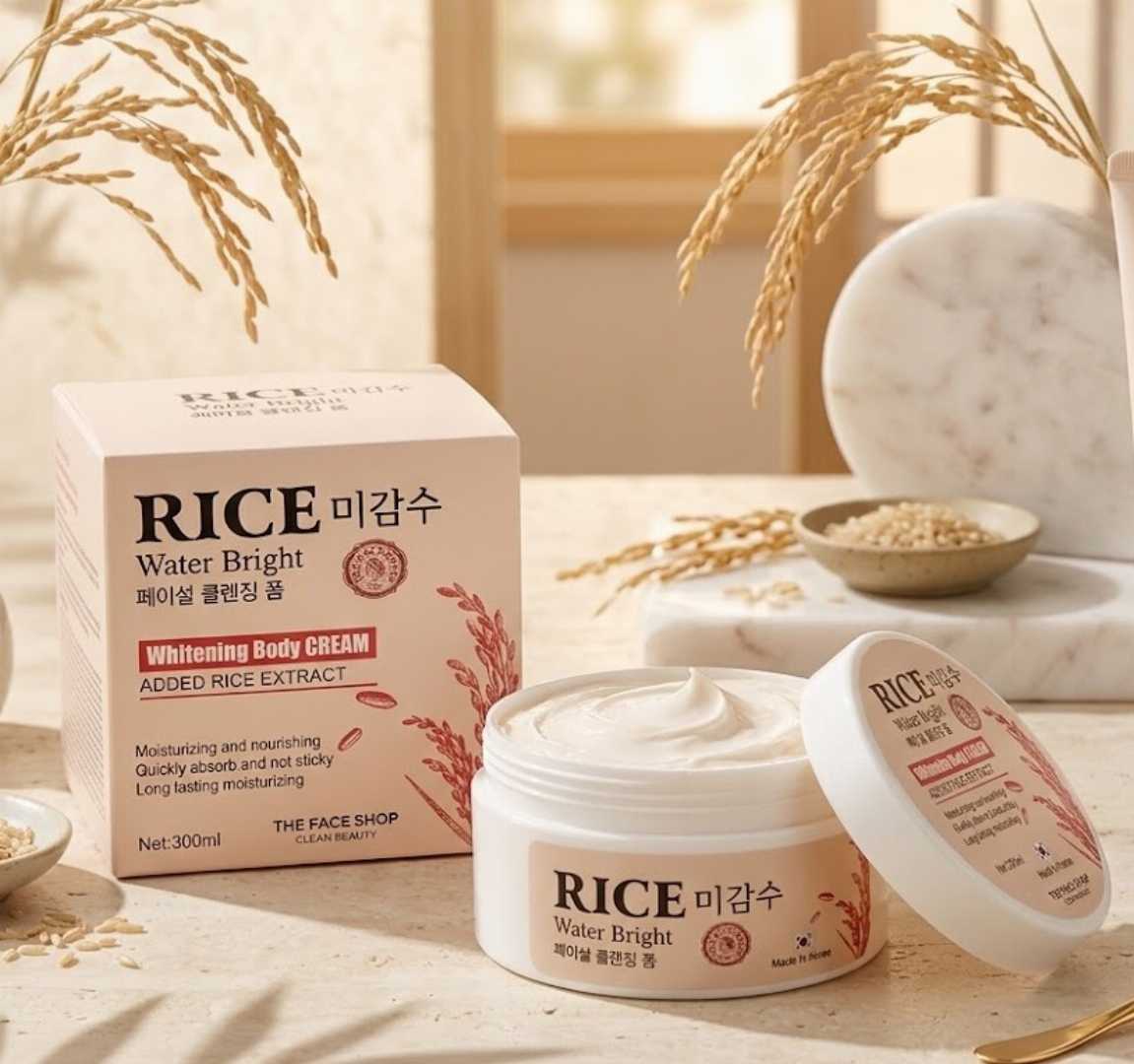 Rice,Whitening,Combo,set